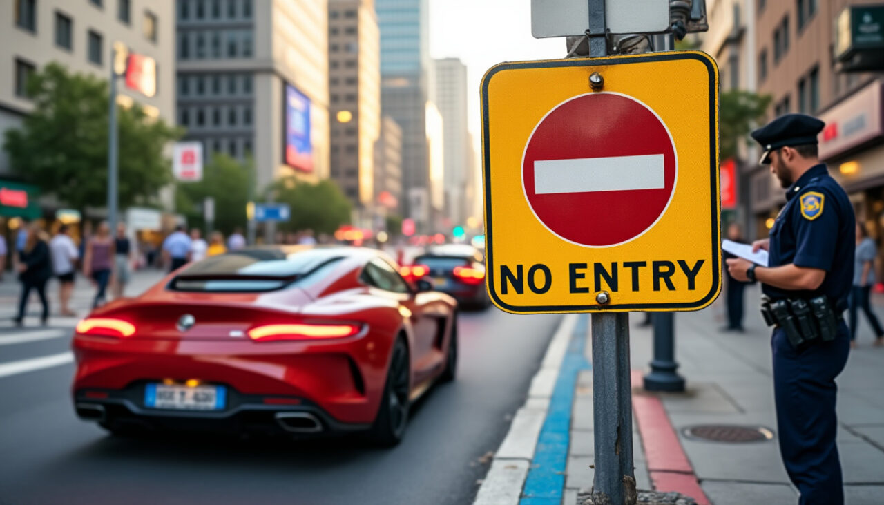 Sens interdit et infraction : combien de points sont en jeu ? - Garage ...